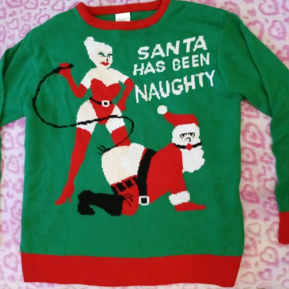 Naughty Christmas sweater